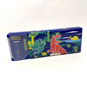 Vintage 1993 Sanrio Collectible Tyrannosaurus Dinosaur Multifunction Pencil Case - Picture 1 of 21