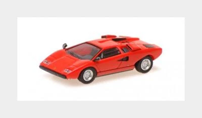 1:87 MINICHAMPS Lamborghini Countach Lp 400 Red 1974 870103120 - Immagine 1 di 2