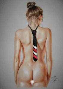 PRINT OF THE ORIGINAL*** PIN UP ART by SLY *** # 10983 - Picture 1 of 1