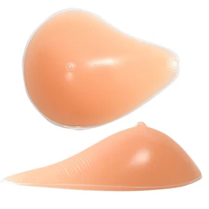 Silicone Breast Form Fake Boob Bra Insert Mastectomy Prosthesis Enhancer 1 Piece - Picture 1 of 14