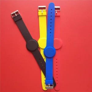 1pcs 13.56MHz IC M1 S50 Nfc Tag Adjustable RFID Bracelet Wristband Waterproof - Picture 1 of 9