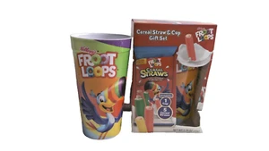 Kellogg's Froot Loops Cereal Straws & Toucan Sam Collectible Cup New G10 - Picture 1 of 4