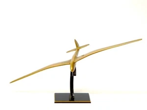 Tisch Modell Flugzeug Bronze Messing aus dem 30er Jahre - Imagen 1 de 6