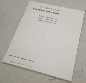 Dell Desktop Computers Product Information Guide P/N: T4860 - Picture 1 of 3