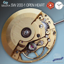 MOVEMENT SELLITA SW200-1 AUTOMATIC, OPEN HEART , GOLD, COMPATIBLE ETA 2824