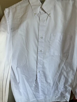 Men’s White fiber lotus Long Sleeve Button Up Shirt New W/o Tags Medium - Image 1 of 4
