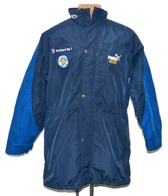 LEEDS UNITED 1996/1998 FOOTBALL BENCH JACKET PUMA SIZE M ADULT - Image 1 of 4