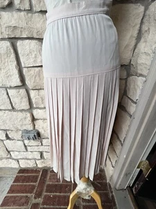 ESCADA by Margaretha Ley pink Pleated Below Knee Skirt small - Picture 1 of 8