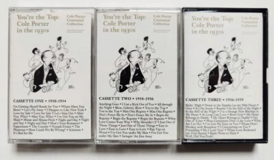 You're The Top Cole Porter In The 1930s - 3 Cassette Tape Lot - 1992 - Image 1 of 3