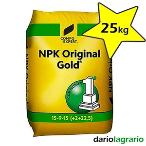 Concime NPK Original Gold® Kg 25 ex Nitrophoska per Olive Frutti Vigneto Fiori - Foto 1 di 1