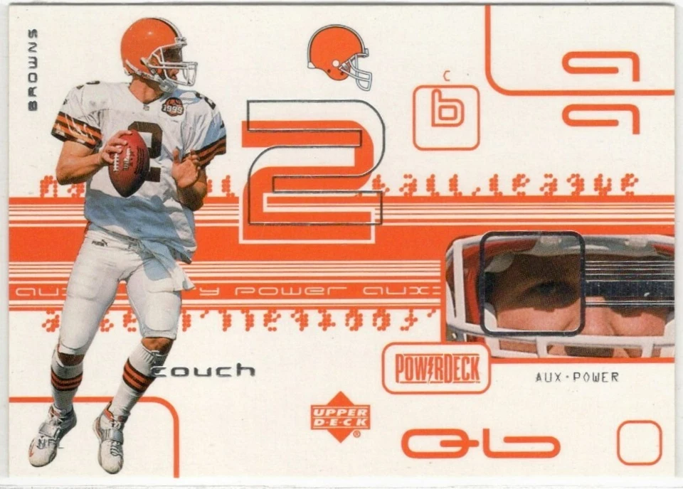1999 Upper Deck Powerdeck Auxiliary Tim Couch Rookie Insert Card #AUX21 Browns - Image 1 of 1