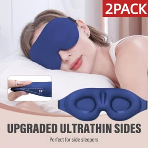 NEW 3D Travel Eye Mask Sleeping Soft Padded Shade Cover Rest Relax Blindfold - Picture 1 of 7