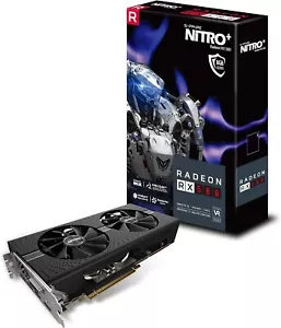 Sapphire 11265-01-20G Radeon NITRO+ Rx 580 8GB GDDR5 Dual HDMI/ DVI-D/ Dual DP - Picture 1 of 9