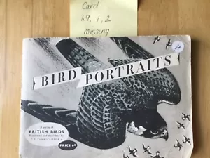 BROOKE BOND PG TIPS TEA CARDS ALBUMS - INCOMPLETE - BIRD PORTRAITS - Picture 1 of 2