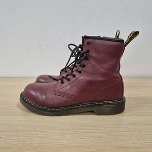 Botines Dr Martens 1460 Y Rojo Cereza Cuero Suave Cremallera Talla UK 5 EU 38 Para Mujer - Imagen 1 de 9