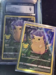 Pokemon Pikachu Card - Thunder Jolt and Gnaw Moves - Picture 1 of 5