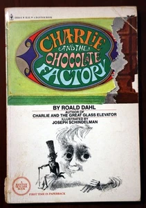 Charlie and the Chocolate Factory by Roald Dahl 1977 Vintage Paperback Bantam - Picture 1 of 3