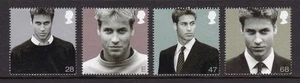 GB GRAN BRETAÑA 2003 JUEGO 21 CUMPLEAÑOS PRÍNCIPE GUILLIAM NUNCA ARTICULADO COMO NUEVO - Imagen 1 de 1