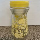Vintage Anchor Hocking Lemon Juice Carafe with Yellow Lid