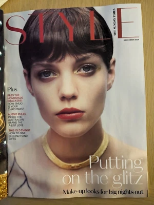 UK Sunday Times Style Magazine Raechelle Banno. Better Man  8.12.24 - Image 1 of 2