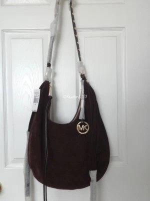 Bolso de hombro holgado grande Michael Kors Rhea café nuevo con etiquetas Foto 1 de 4