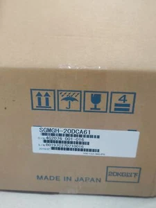 1pcs NEW SGMGH-20DCA61 Servo Motor YASKAWA Free delivery - Picture 1 of 6