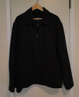 Vintage GAP Coat Jacket Men’s Size Large Wool Blend Quilted Lining Full ZIP Gray