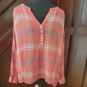 Nine West Jeans Damen karierte Button-Down Bluse XL - Bild 1 von 7