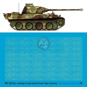 Peddinghaus 1/87 (HO) MAN Deutscher Scheibentyp Panzer Hinterhalt Tarnung Spätweltkrieg 3453 - Bild 1 von 1