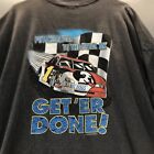 T-shirt unisexe Big Dogs Put The Pedal To The Medal NASCAR Geter Done 4XL 2005