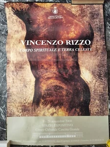 LOCANDINA - VINCENZO RIZZO CORPO SPIRITUALE E TERRA CELESTE - ROZZANO (MI) 2000 - Picture 1 of 3