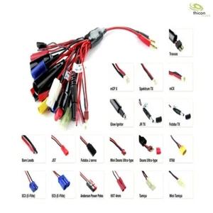 Ladekabel 19in1 mit 4mm Stecker thicon-models - Bild 1 von 3