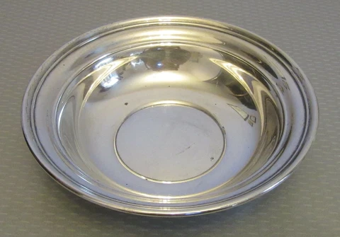 vtg GORHAM STERLING SILVER BOWL 141 candy nut bonbon dish 5-3/8" no mono Cover