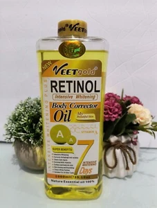 veet gold Retinol Face body corrector oil 1000ml Vitamin A Anti Aging & Wrinkle - Picture 1 of 6
