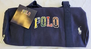 Ralph Lauren frangrances gift the polo duffel bag zippered blue canvas wi strap - Picture 1 of 9