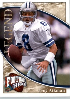 2009 Upper Deck Heroes Football #253 Troy Aikman - Dallas Cowboys - Image 1 of 2