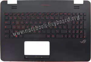 Französische Tastatur Topcase Original Asus ROG G551V G551VW Hintergrundbeleuchtung NEU - Bild 1 von 2