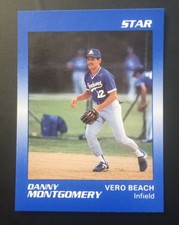 1989 Star Vero Beach Dodgers Danny Montgomery #17
