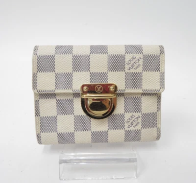 Authentic LOUIS VUITTON Damier Azur Trifold Koala  Wallet #42850 - Image 1 of 4