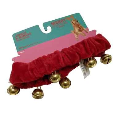 Corbata L XL Grande Merry Makings Petco Perro Mascota Campanas Rojas Foto 1 de 3