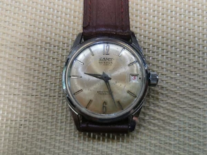 Vintage RARE SWISS MADE Wristwatch MEN WATCH CAMY GENEVA 17 JEWELS INCABLOC 227 - Picture 1 of 10