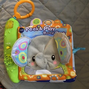 VTech Peek And Play Animal Baby Book Reading Play Fun Pre-owned - Picture 1 of 6