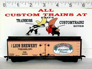 HO SCALE CUSTOM LETTERED LION BREWERY WILKES-BARRE PENNA REEFER 🍺🍺🍺🍺 - Picture 1 of 10