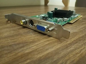 HP 5187-4862 RV280-LE-A062 AGP 128mb ATI Radeon 9200 Graphics Card, VGA, S-Video - Picture 1 of 6