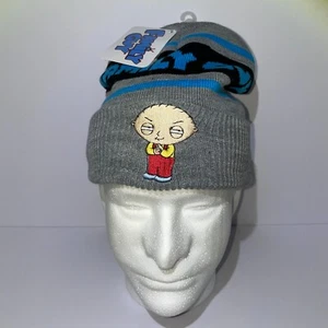 Family Guy Stewie Griffin Beanie meliert grau Bündchen Strick - Bild 1 von 8