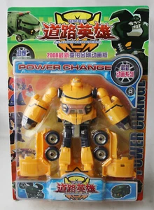SELTENER POWER CHANGE TRANSFORMIERBARES ANIMIERTES SCHOTTEN GELB ROBOTER KO NEU VERSIEGELT! - Bild 1 von 6