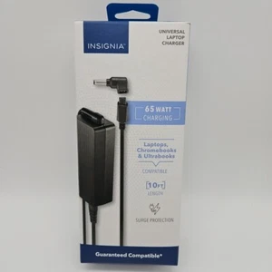 Insignia- Universal 65W Laptop Charger - Black (261534) - Picture 1 of 4