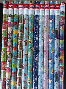 Christmas Wrapping Paper 4 Children 12 Variations 40 Inch x 60-70 Square Ft. New - Picture 1 of 7