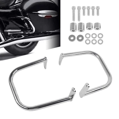Back Rear Saddlebag Crash Bar Guard For Kawasaki Vulcan VN900 Classic LT 2006-23 Foto 1 de 4