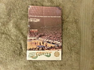 Seattle Supersonics Media Guide 1971-72 Anuario Fred Brown R 1972 Lenny Wilkens - Imagen 1 de 19
